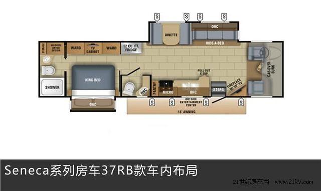 C型房车的灵活 A型房车的性能  杰克Seneca房车欣赏