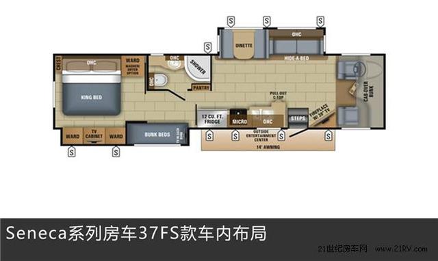 C型房车的灵活 A型房车的性能  杰克Seneca房车欣赏